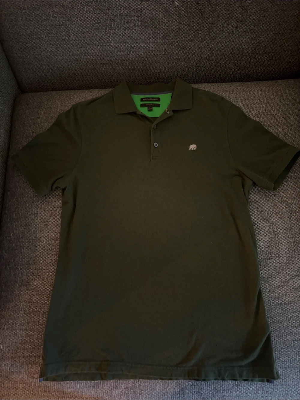 Banana Republic Dark Hunter Green Polo